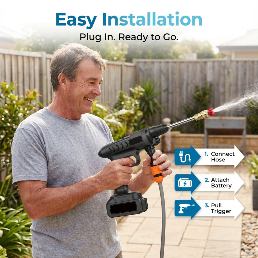 Wireless High Pressure Car Washer