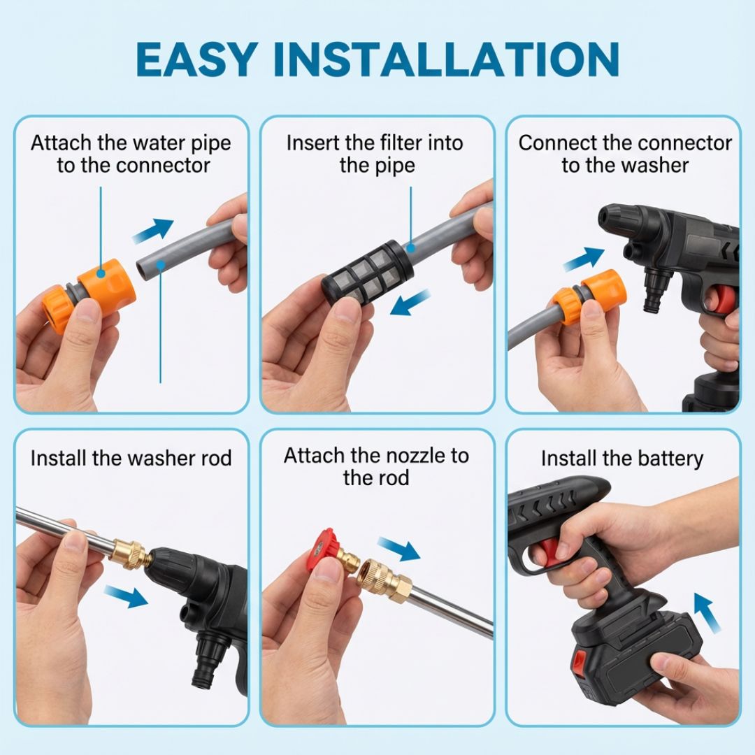 Wireless High Pressure Car Washer