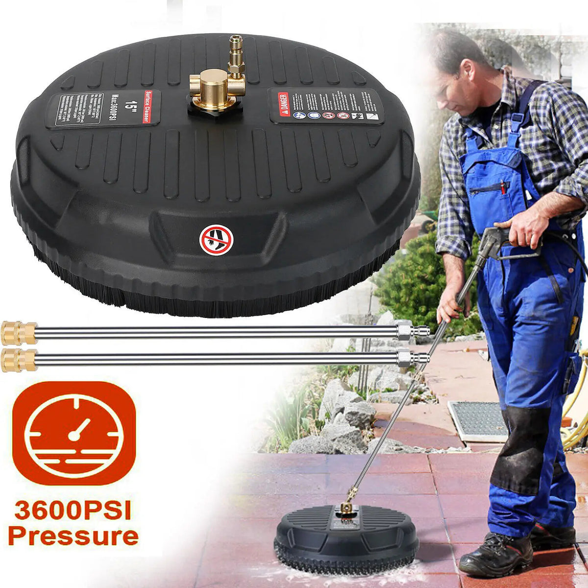 15-Inch Surface Pressure Washer