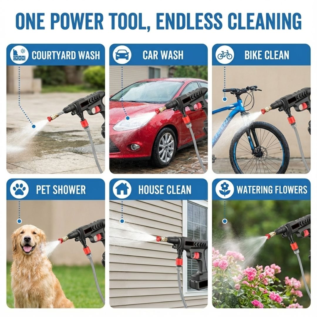 Wireless High Pressure Car Washer