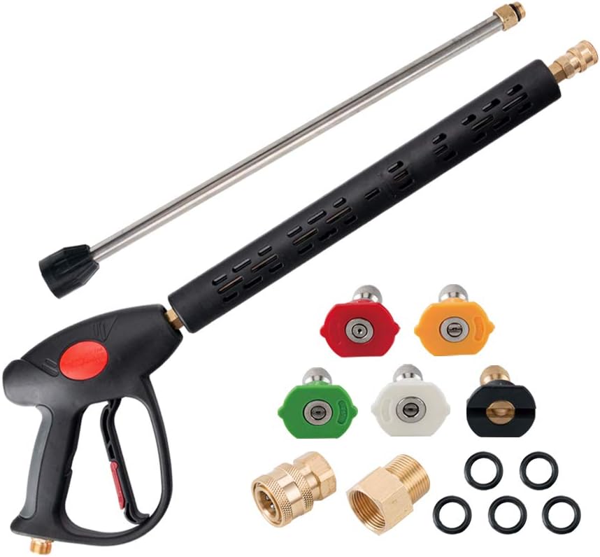 Car Pressure Washer with Extension Wand for Hot and Cold Water