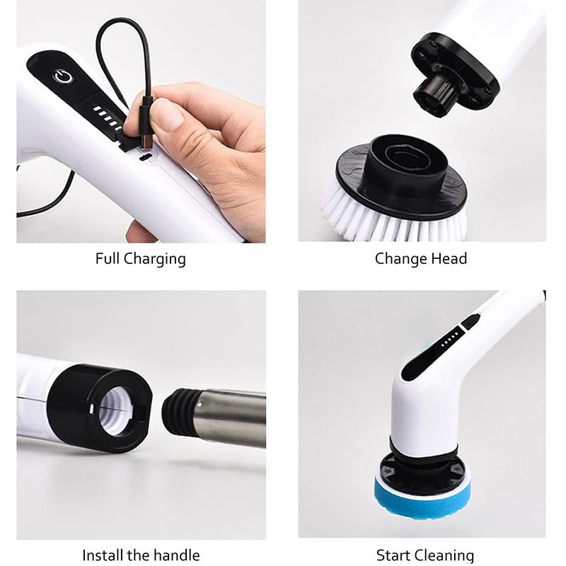 7 in 1 Electric Cleaning Tool Magic Brush Pro