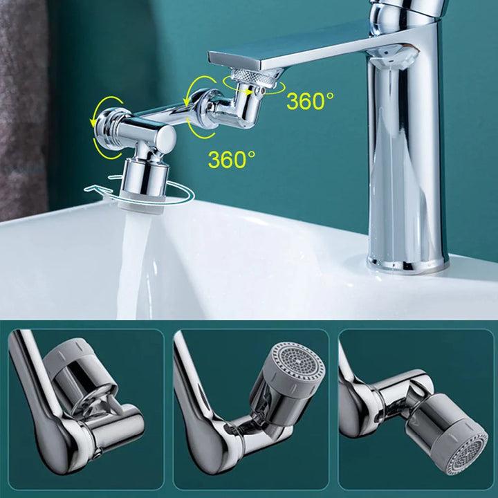 Universal Rotating Faucet Extender 1080°